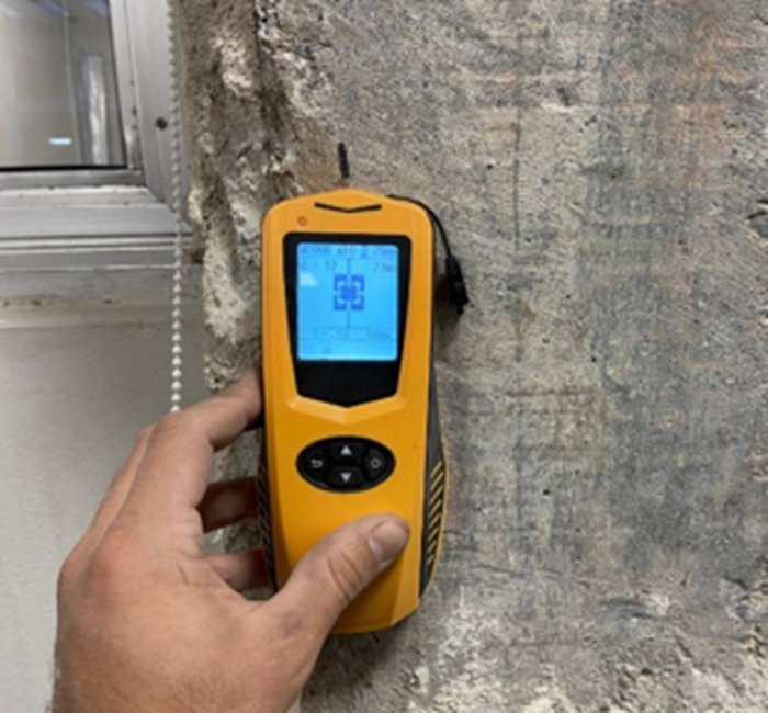 Aferição dimensional de armaduras de concreto e perfis metálicos