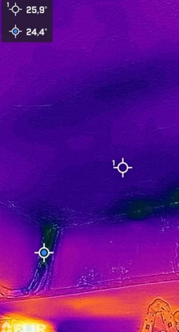 Inspeção estrutural com uso de câmera termográfica